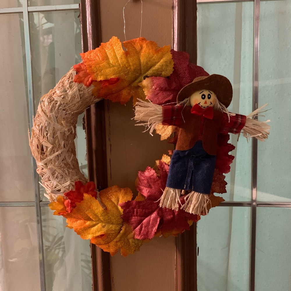 Handmade fall wreath